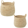 Set di Cesti Alexandra House Living 03769 Marrone vimini Rattan Fibra naturale (2 Unità)