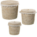 Set di Cesti Alexandra House Living 03782 Marrone vimini Rattan Fibra naturale (3 Unità)