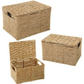 Set di Cesti Alexandra House Living 03851 Marrone Legno vimini Rattan (3 Unità)