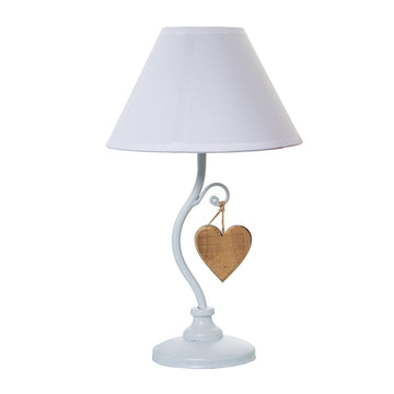 Lampada da tavolo Alexandra House Living Bianco Metallo 40 W 20 x 34 x 20 cm