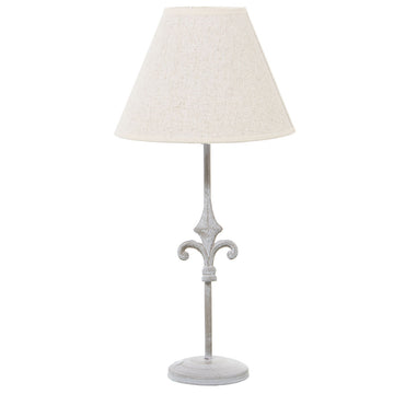 Lampada da tavolo Alexandra House Living Bianco Metallo 40 W 23 x 48 x 23 cm