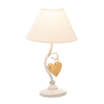 Lampada da tavolo Alexandra House Living Bianco Metallo 40 W 20 x 34 x 20 cm