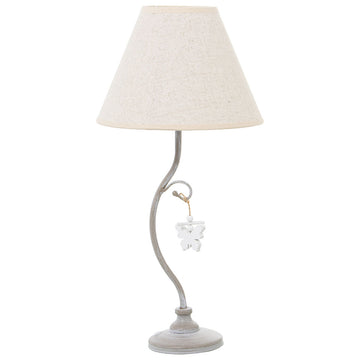 Lampada da tavolo Alexandra House Living Bianco Metallo 40 W 23 x 48 x 23 cm