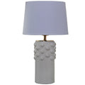 Lampada da tavolo Alexandra House Living Bianco Multicolore Ceramica 40 W 28 x 49 x 28 cm