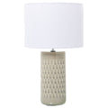 Lampada da tavolo Alexandra House Living Beige Multicolore Ceramica 40 W 25 x 42 x 25 cm