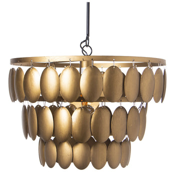 Lampadario Alexandra House Living Oro Metallo 60 W 47 x 34 x 47 cm