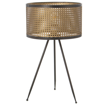 Lampada da tavolo Alexandra House Living Oro Dorato Metallo vimini 60 W 35 x 60 x 35 cm