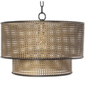 Lampadario Alexandra House Living Oro Dorato Metallo 60 W 50 x 30 x 50 cm