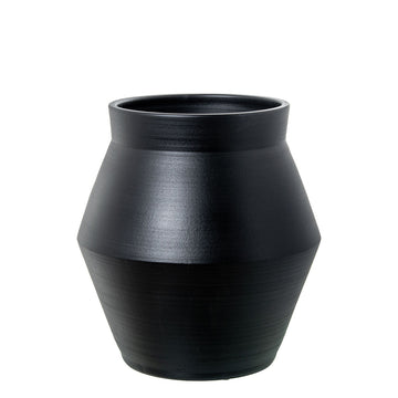 Vaso Alexandra House Living Nero Ceramica 35 x 38 cm