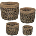 Set di Cesti Alexandra House Living 75964 Marrone vimini Rattan Fibra naturale (4 Unità)