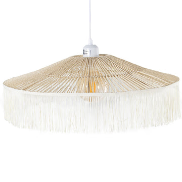 Lampadario Alexandra House Living Marrone Rattan Fibra naturale 60 W 51 x 17 x 51 cm