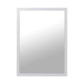 Specchio da parete Alexandra House Living Bianco Legno Rettangolare 1 x 67 x 49 cm