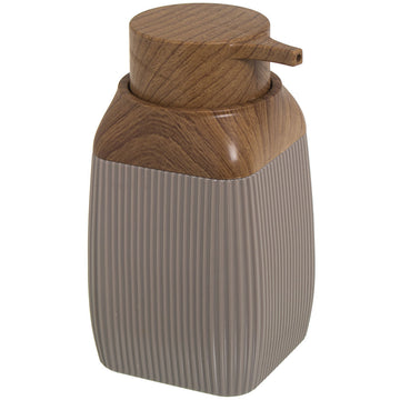 Dispenser di Sapone Alexandra House Living Beige Plastica 300 ml 7 x 14 x 7 cm