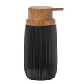 Dispenser di Sapone Alexandra House Living 86283 Nero Acrilico Plastica Melammina 7 x 16 x 7 cm