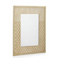 Specchio da parete Alexandra House Living Avorio 78 x 101 x 3 cm