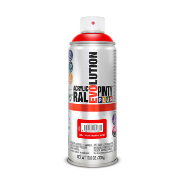 Vernice spray Pintyplus Evolution RAL 3020 400 ml Traffic Red