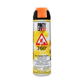 Vernice spray Pintyplus Tech T143 360º Arancio 500 ml