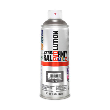 Vernice spray Pintyplus Evolution MT156 Metallizzato 400 ml Grigio