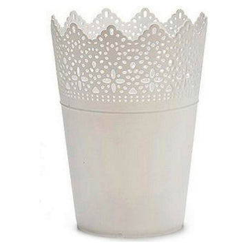 Vaso 8430852224194 Bianco Plastica 15 x 18 x 15 cm