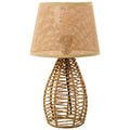 Lampada da tavolo Alexandra House Living Marrone Tela di iuta Corda 40 W 20 x 38 x 20 cm