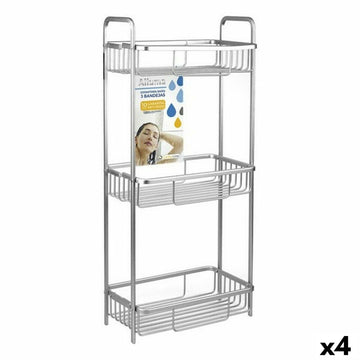 Scaffale da Bagno Confortime 62143 29 x 18 x 65,5 cm (4 Unità)