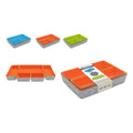 Set di Cestini Confortime Feltro 5 Pezzi 27,5 x 20 x 5,3 cm