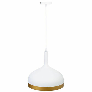 Lampadario Alexandra House Living Bianco Dorato