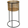 Vaso Alexandra House Living Nero Dorato Metallo 24 x 50 x 24 cm Con supporto