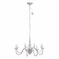 Lampadario Alexandra House Living Bianco Grigio