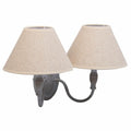 Lampada da Parete Alexandra House Living Bianco Grigio 220-240 V 23 x 28 x 34 cm