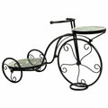 Supporto per Vaso Alexandra House Living Nero Ferro Piastrella Bicicletta 26 x 43 x 67 cm