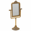 Specchio con Supporto Alexandra House Living Oro Resina 9 x 35 x 18 cm