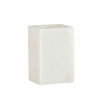 Portaspazzolini da Denti Alexandra House Living Bianco Marmo 7 x 10 x 7 cm