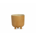 Vaso Alexandra House Living Beige Ceramica 18 x 18 x 18 cm