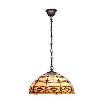 Lampadario Viro Marfíl Marrone Ferro 60 W 40 x 130 x 40 cm