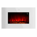 Camino Elettrico Decorativo da Parete Cecotec ReadyWarm 3590 Flames Connected Bianco 1000 - 2000 W