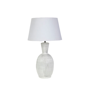 Lampada da tavolo Romimex Beige Ceramica 20 x 50 x 20 cm