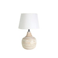 Lampada da tavolo Romimex Beige Bambù Fibra 36 x 60 x 36 cm