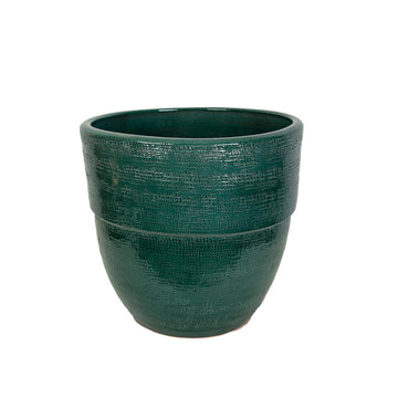 Vaso Romimex Verde Ceramica 28 x 28 x 28 cm