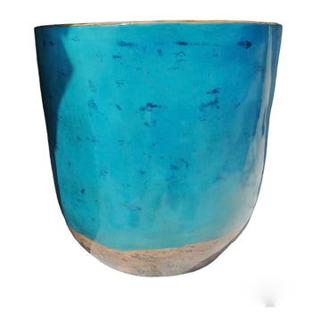 Vaso Romimex Azzurro Cemento Fibra 80 x 80 x 80 cm