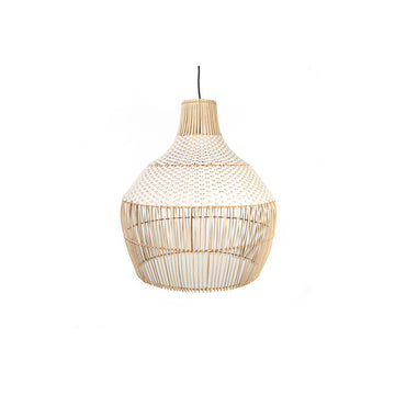 Lampadario Romimex Bianco Naturale E27 220-240 V