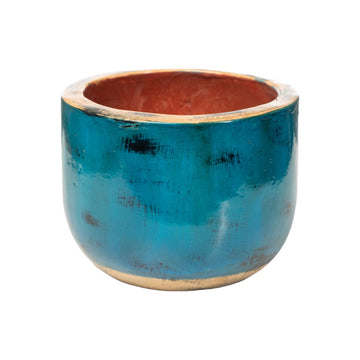 Vaso Romimex Azzurro Ceramica 18 x 14 x 18 cm