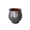 Vaso Romimex Nero Metallo 63 x 64 x 63 cm