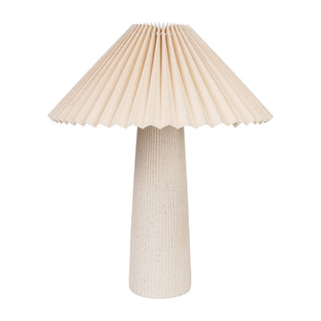 Lampada da tavolo Romimex Bianco Beige Ceramica 35 x 42 x 35 cm