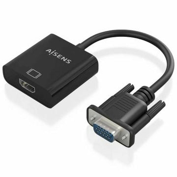 Adattatore HDMI con VGA Aisens A115-0873 20 cm Nero