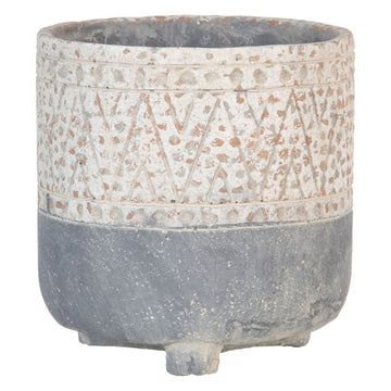 Vaso Grigio Cemento 18 x 18 x 18,5 cm