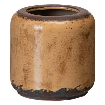 Vaso Marrone Ceramica 11,5 x 11,5 x 11,5 cm