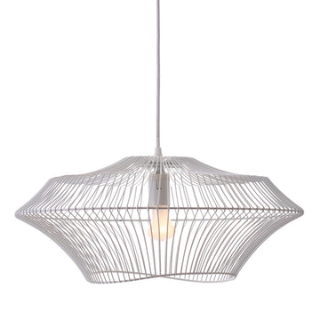 Lampadario 48,5 x 48,5 cm Metallo Bianco