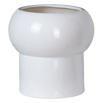 Vaso Ceramica 30 x 30 x 30 cm Bianco