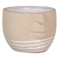 Vaso 21 x 19,5 x 15 cm Ceramica Naturale